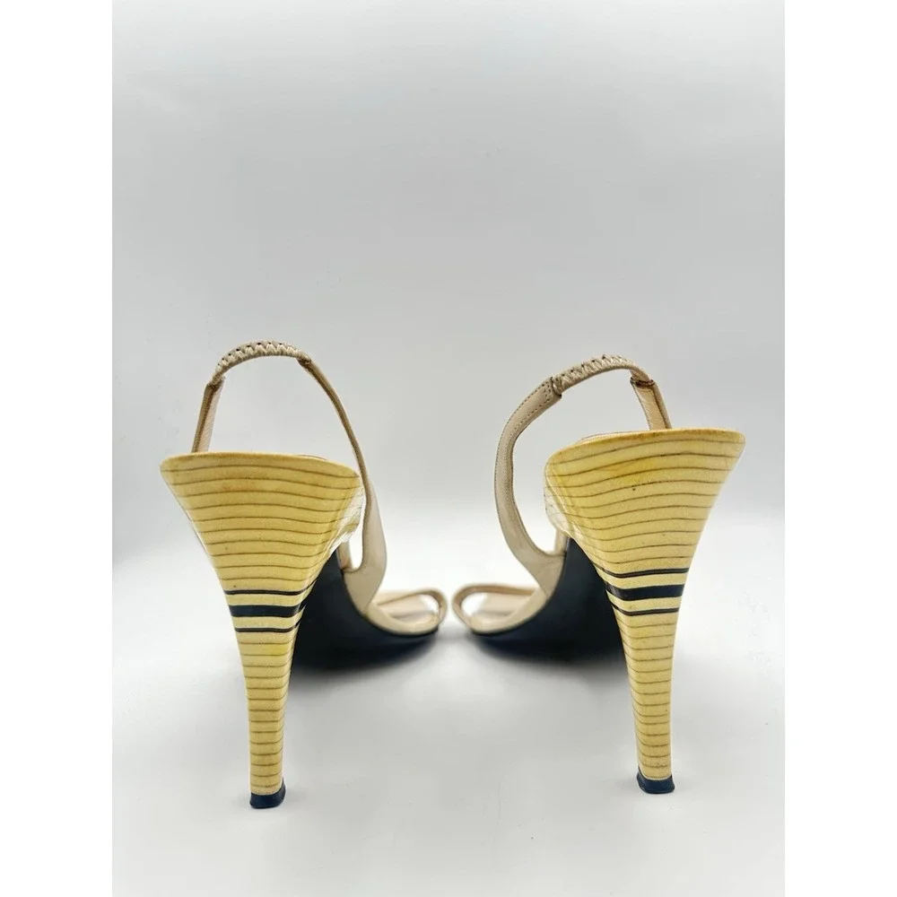 Vintage Gucci Tom Ford Era Slingback Sandals Women's Designer Shoes
